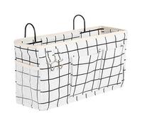 Itkcozcg Spacious Bedside Pocket Organiser For Dorm Room Stylish Remote Control Holder Hanging Storage Bag For Small Apartments Book Storage Bedside