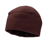 Itkcozcg Unisex Winter Solid Color Soft Warm Watch Hat Fleece Thickened Windproof Outdoor Headwear Brown