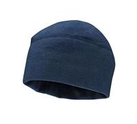 Itkcozcg Unisex Winter Solid Color Soft Warm Watch Hat Fleece Thickened Windproof Outdoor Headwear Navy Blue
