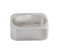 Itkcozcg Versatile Square Cuff Bangle Glossy Alloy Everyday Elegant Jewelry Square Design Women's Bangles Polished Alloy Fashion Bracelets
