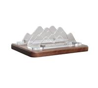 Itkcozcg Vertical Computer Stand For 4 Holder Ergonomic Wood Base Construction Maximize Desktop Space Utilization Walnuts & ABS Hybrids Computer Base