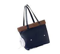 Itkcozcg Warm Cats Shoulder Bag with Comfort Foot Hole Adjustable Strap Carriers Bag for Pet Dog Outdoor Walking Travel Supply Fleece Carriers Bag