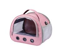 ITKXRVJZM Pet Bag Cat Dog Bird Rabbit Carrier Bag with Thick Cotton Cushion Pet Aviation Backpack Anti-Suffocation Portable Travel Bag Pet Dog Bag Portable(Pink,L)