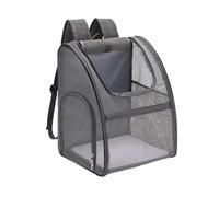 ITKXRVJZM Pet Bag Pet Backpack Dog cat Small Dog Out Wire Fully Transparent Backpack Portable Foldable Backpack Breathable pet Supplies Portable(Grey)