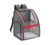 ITKXRVJZM Pet Bag Pet Backpack Dog cat Small Dog Out Wire Fully Transparent Backpack Portable Foldable Backpack Breathable pet Supplies Portable(Red)