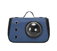 ITKXRVJZM Pet Bag Portable Pet Travel Bag Transparent Foldable Breathable Cat Backpack Lightweight Handheld Tote Carrying Pets Travel Essential Portable(Blue)