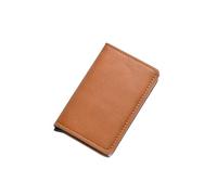 ITKXRVJZM wallet Blocking Protected Magic Thief ID Credit Card Holder Case Fit For Smart Minimalist Wallet Men Women Slim Cash Cardholder Portable, One Color, Brown