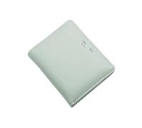 ITKXRVJZM wallet Women's Simple Letter Bifold Short Wallet, Thin Solid Color Versatile Credit Card Holder, Casual And Fashionable Clutch Portable, One Color, Y1620-Lightgreen