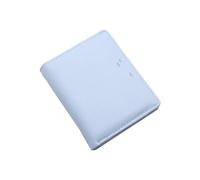 ITKXRVJZM wallet Women's Simple Letter Bifold Short Wallet, Thin Solid Color Versatile Credit Card Holder, Casual And Fashionable Clutch Portable, One Color, Y1620-Lightblue