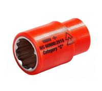 Itl Insulated Insulated Socket, 3/8In Drive Multi Colour (19mm)