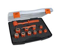 ITL Insulated Metric Imperial Socket Set 12pc 1/2in Drive Standard ITL03100