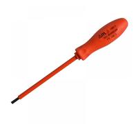Insulated Tools Ltd 1860 Flat Terminal Screwdriver,Orange,75 mm x 3 x 0.5