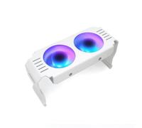 ITleads Memory RAM Cooling Fans,5v/3-Pin ARGB Light Effect Memory Cooler for DIY PC Gaming. (White)