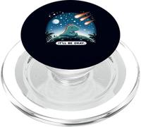 It'll Be Okay Cute Dino Comet Meteorite Space Optimistic PopSockets PopGrip for MagSafe