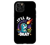 It'll Be Okay Cute Dinosaur Watching Meteorite Pessimist Case for iPhone 11 Pro