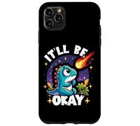 It'll Be Okay Cute Dinosaur Watching Meteorite Pessimist Case for iPhone 11 Pro Max