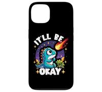 It'll Be Okay Cute Dinosaur Watching Meteorite Pessimist Case for iPhone 13