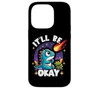 It'll Be Okay Cute Dinosaur Watching Meteorite Pessimist Case for iPhone 14 Pro
