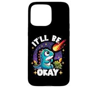 It'll Be Okay Cute Dinosaur Watching Meteorite Pessimist Case for iPhone 15 Pro Max