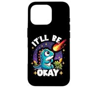 It'll Be Okay Cute Dinosaur Watching Meteorite Pessimist Case for iPhone 16 Pro