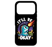 It'll Be Okay Cute Dinosaur Watching Meteorite Pessimist Case for iPhone 17 Pro