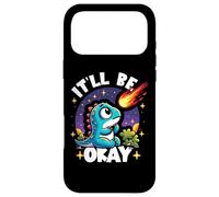 It'll Be Okay Cute Dinosaur Watching Meteorite Pessimist Case for iPhone 17 Pro Max