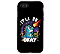 It'll Be Okay Cute Dinosaur Watching Meteorite Pessimist Case for iPhone SE (2020) / 7/8