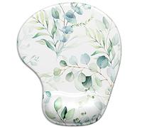 ITNRSIIET Mouse Pad, Ergonomic Mouse Pad with Gel Wrist Rest Support, Gaming Mousepad with Lycra Cloth, Non-Slip PU Base for Gaming Computer, Laptop, Home, Office & Travel,Leaves and Branches
