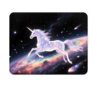 ITNRSIIET Mouse Pad Non-Slip Rubber Base Smooth Surface Stitched Edges Waterproof Durable Compatible with All Mice for Office & Gaming, Desk Accessory, 260x210x3 mm, Stellar