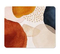 ITNRSIIET Mouse Pad with Stitched Edges, Premium-Textured Mouse Mat Pad, Non-Slip Rubber Base Mousepad for Gaming Laptop Computer & PC 260×210×3mm,Abstract Art Style