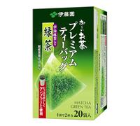ITO EN Premium Green Tea Bags 1.8g x 20 Pieces - Japanese Green Tea - Individually Wrapped - Pack of 1