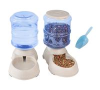 Ito Rocky Pet Feeding Solution Automatic Cat & Dog Cafe Feeder and Water Dispenser in Set with Food Scoop - 6-Meal Automatic Food Dispenser for Small/Middle Puppy and Kitten