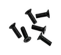 iTobest Motorcycle Master Cylinder Front Brake Reservoir Cover Cap Screws Replacement M4x0.7x12mm Black 6-Pack