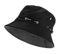 ITODA Bucket Cap Wide Brim Sun Hat UPF50+ Summer Beach Hat Women Men Fishing Hats Sunbonnet Foldable Glacier Cap Lightweight Outdoor Sun Protection Hats for Fishing Hiking Traveling Vocation Black