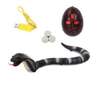 ITODA Electric Realistic Snake Toy Remote Control Snake Toy Rechargeable Smart Sensing Snakes Model Prank Prop Toys Tricky Toys for Halloween Adult