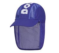 ITODA Kids Legionnaire Hat UPF 50+ Sun Protection Swim Cap Summer Quick Dry Baseball Cap Wide Brim Beach Flap Hat with Neck Protection for Swimming Boating Beach Seaside Boys Girls Age 1-3 Years Blue