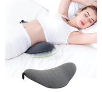 ITODA Lumbar Support Pillow 3D Memory Foam Lower Back Support Pillow Sleeping Pillow Waist Pillow Lumbar Support Cushion for Car Seat Office Chair Bed, Pregnancy Relieve Spine and Sciatica