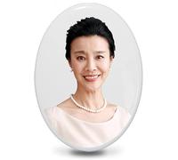 ITODA Outdoor Waterproof Porcelain Photo Plaque Personalized Headstone Portrait Picture Ceramic Memorial Photo Tile Beautiful Tombstone Memorial Slate for Monument Cemetery (5 inch(color))