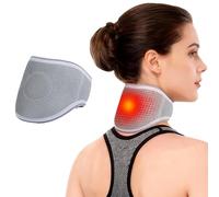 ITODA Self Heating Cervical Wrap Magnets Physical Therapy Neck Support Brace Warm Neck Guard Protector Adjustable Cervical Collar for Men and Women Stiff Necks Stiffness Headache Relief