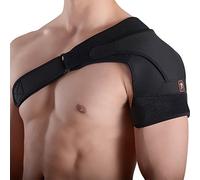 ITODA Shoulder Support Brace Gym Sports Brace Shoulder Support Sleeve Strap Upper Arm Shoulder Wrap for Rotator Cuff Dislocated AC Joint Shoulder Pain Relief
