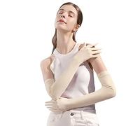 ITODA Sun Protection Driving Gloves Touchscreen Arm Sun Block Gloves Long Anti-UV Gloves for Cycling Fishing Climbing Gardening Hiking