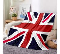 ITODA Union Jack Flag Throw Blanket Cosy Warm Flannel Blanket Thick Bed Blanket Fleece Travel Blanket Nursery Baby Blanket Great British Flag Sofa Couch Chair Blanket Bedspread Cover