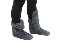ITODA Women's Plush Floor Socks Slippers Warmer Cast Toe Cover for Feet Winter Ankle Boots Feet Warm Around The House Home Casual Shoes Slip-on Footwear