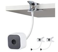 iTODOS 2 Pack Flexible Clip Clamp Mount - Compatible with Blink Mini, Outdoor (3rd Gen) XT3, XT, XT2, Indoor - 8 Inch Flexible Gooseneck Arm - Attach Camera Anywhere