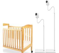 iTODOS Baby Monitor Floor Stand Holder for Vtech VM901 and VM919HD Baby Monitor,Keep Baby Away from Touching,Strong and Heavy Metal Materials,More Safety
