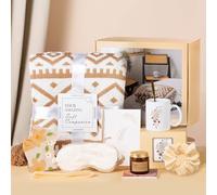 Itoeo Get Well Gifts for Women, 8 Pcs Care Package with Blanket, Eye Mask, Unique Valentine's Day Gifts Idea for Women