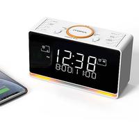 iTOMA DAB/DAB+/ FM Radio Alarm Clock with 40 Presets, Bluetooth,Dual Alarm,Sleep Timer,Dimmer Control, USB Charger and Earphone Jack 728