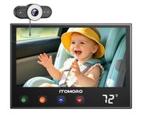 ITOMORO Baby Car Camera with Real-Time Temp Display for Car Seat & Vehicles