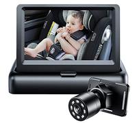 Itomoro Baby Car Mirror, Universal Fit, Center Console & Headrest Mount, Night Vision, 5.9 x 8.46 x 3.74 inches