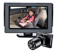 Itomoro Baby Car Mirror, View Infant in Rear Facing Seat with Wide Crystal Clear View,Camera Aimed at Baby-Easily to Observe The Baby's Every Move